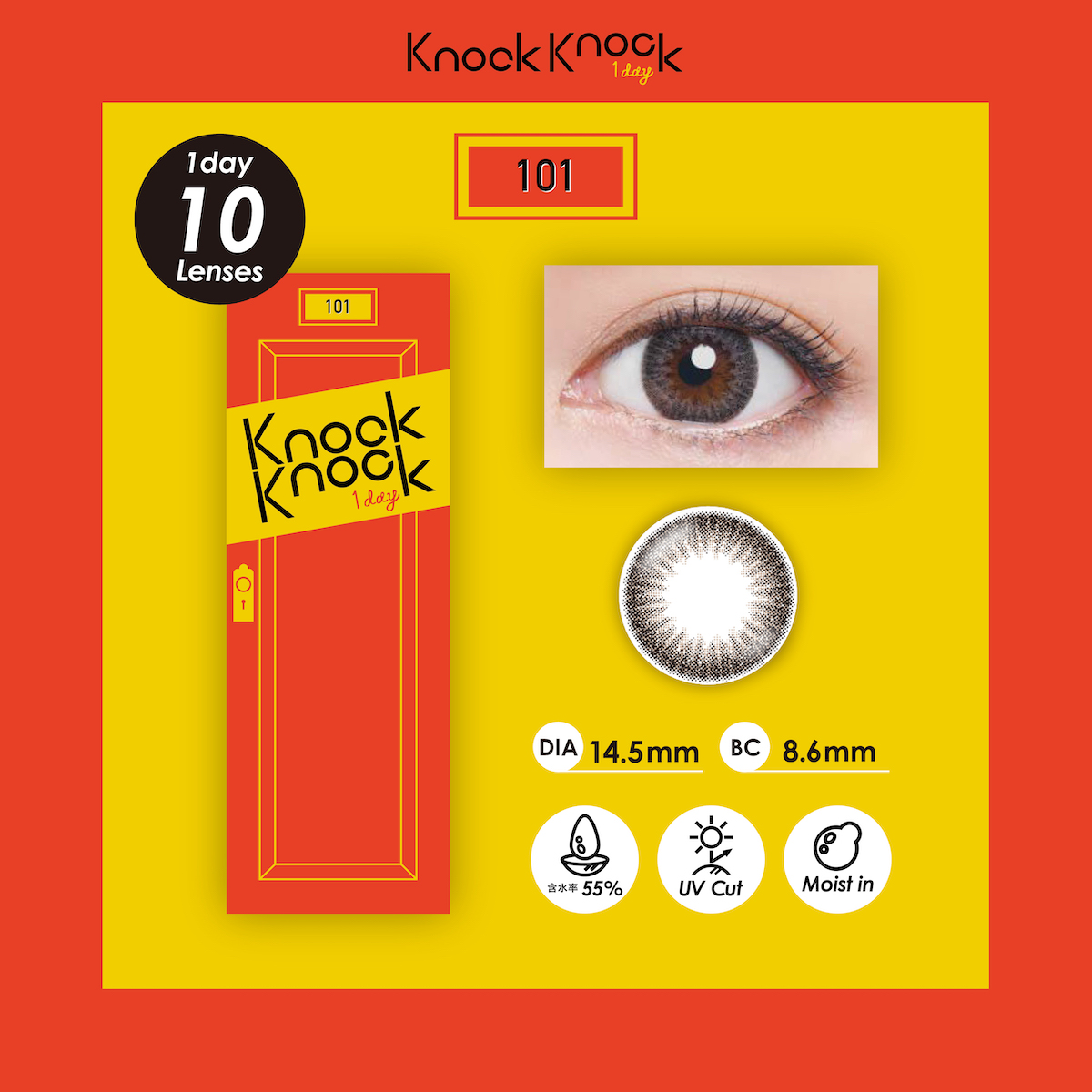 KnockKnock(ノックノック)ワンデー 10枚 101