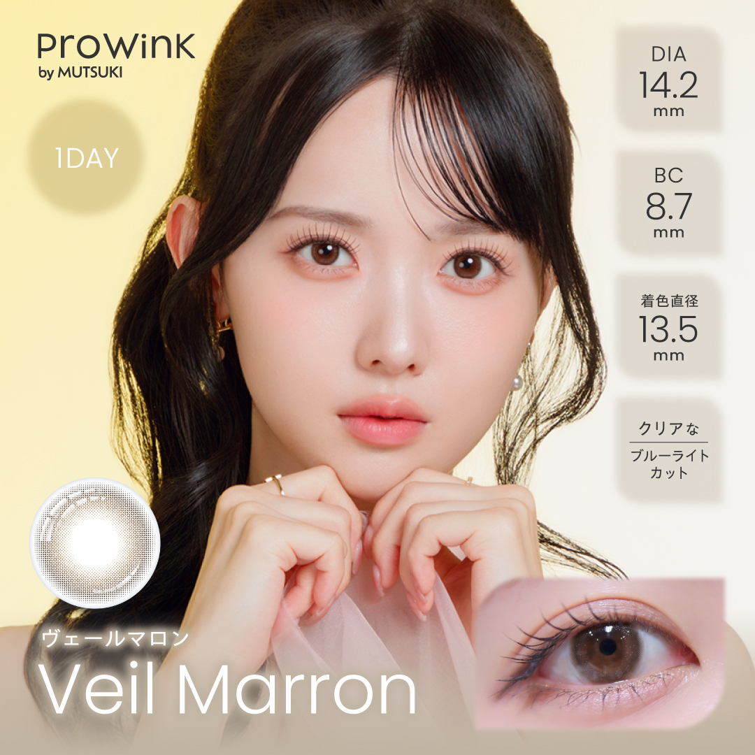 ProWink(プロウィンク)ワンデー10枚 ヴェールマロン